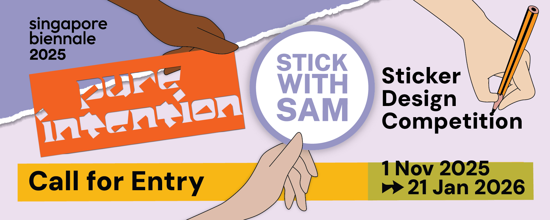 Stick with SAM Design Competition Singapore Biennale 2025