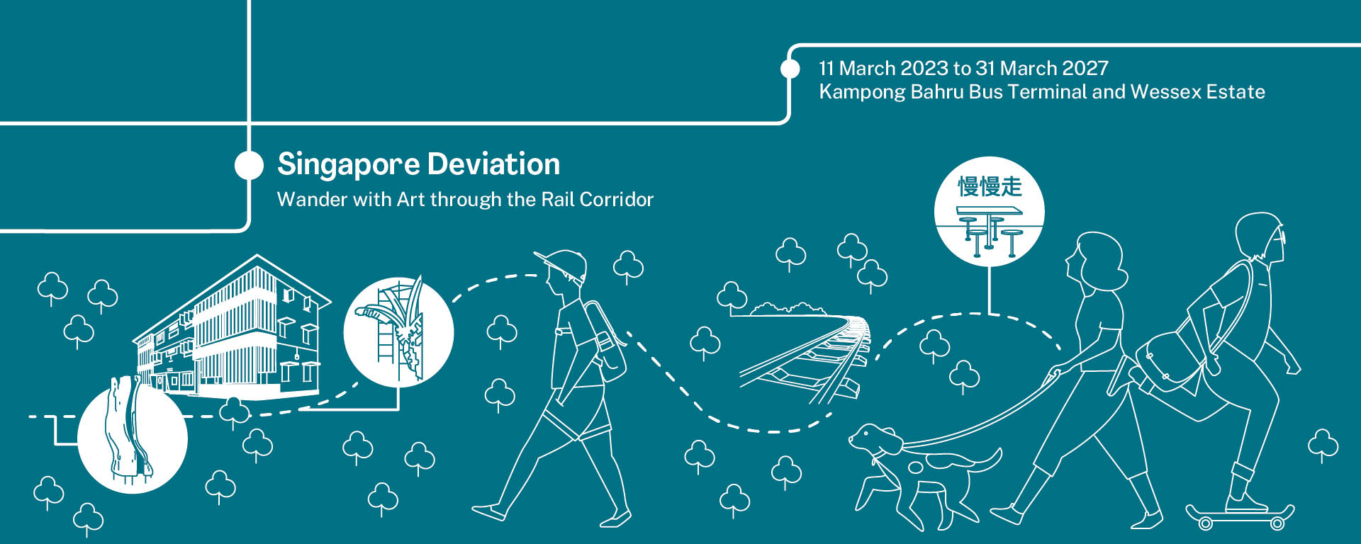 Singapore Deviation: Wander with Art Through the Rail Corridor